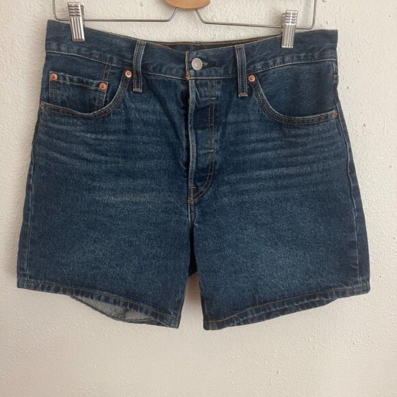 Levi’s 501 High-Rise Denim Shorts - Picture 2 of 6